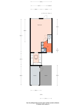 Floorplan - Mozartstraat 24, 3752 JP Bunschoten-Spakenburg
